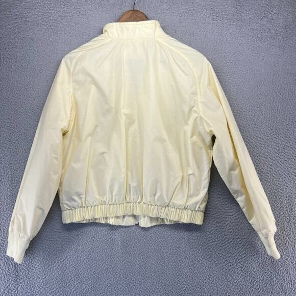 Vintage The Carolina Country Club Windbreaker Jacket Ladies Large Yellow 80s - Picture 10 of 12